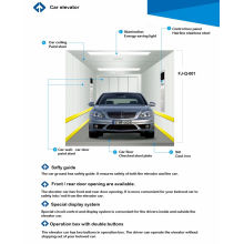 2015 China Factory Supply Car Elevator /Goods Lift /Parts of Japan Technology (FJHQ2000-1)